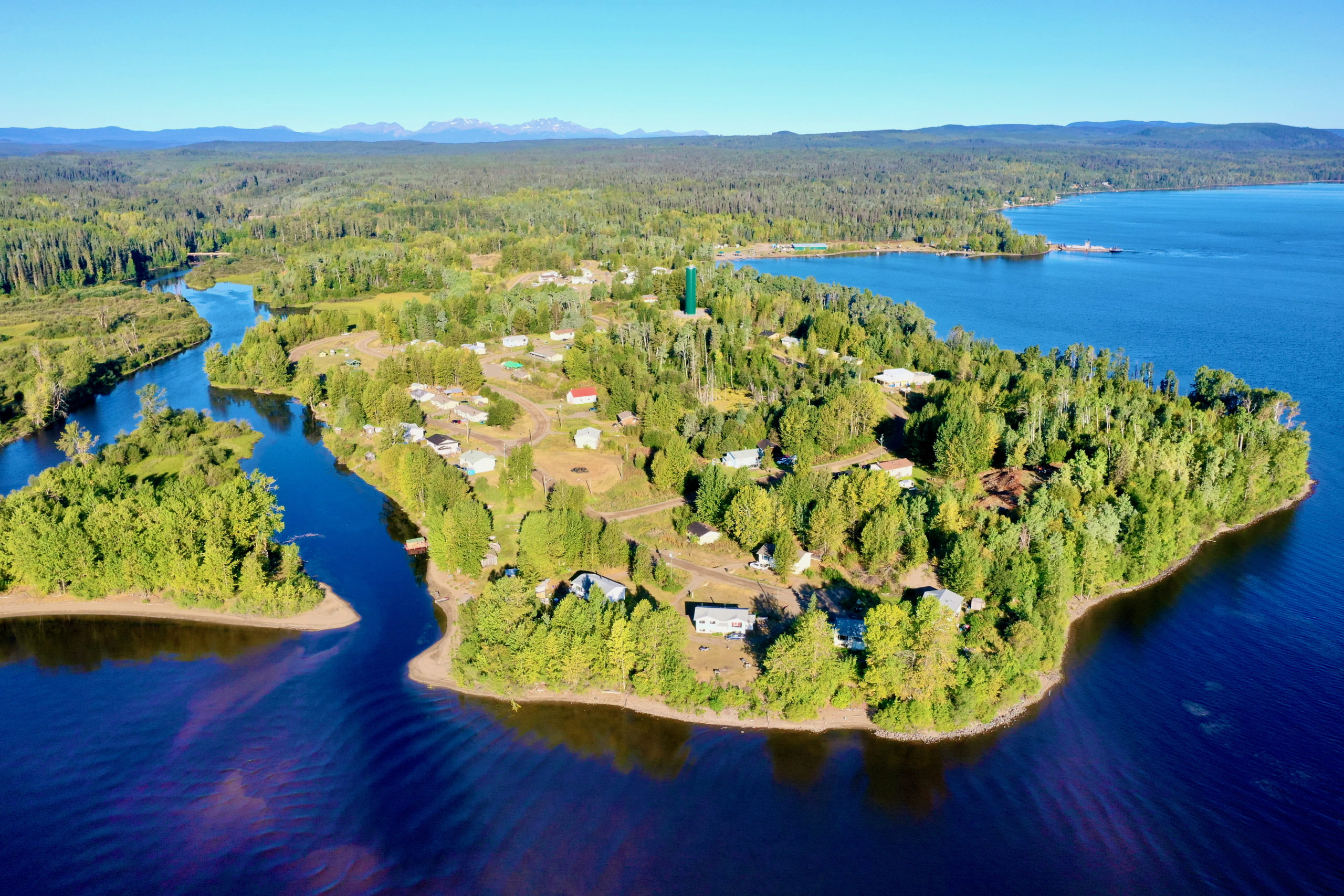 Pictured is Tachet, one of the Nation’s five communities.