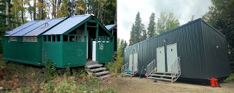 Replacement of old cabins