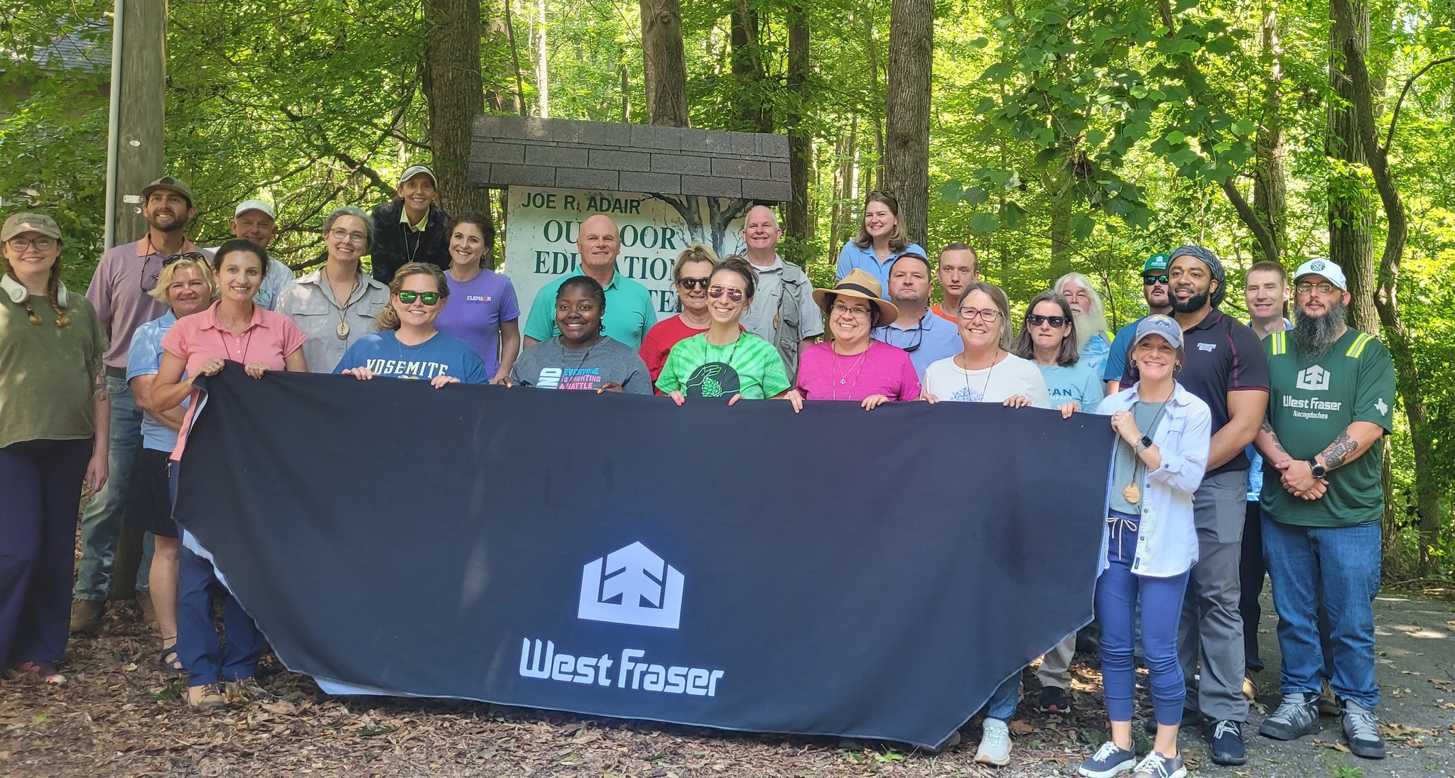 West Fraser proudly hosts South Carolina teachers and representatives from industry organizations for a hands-on learning tour focused on forestry education.