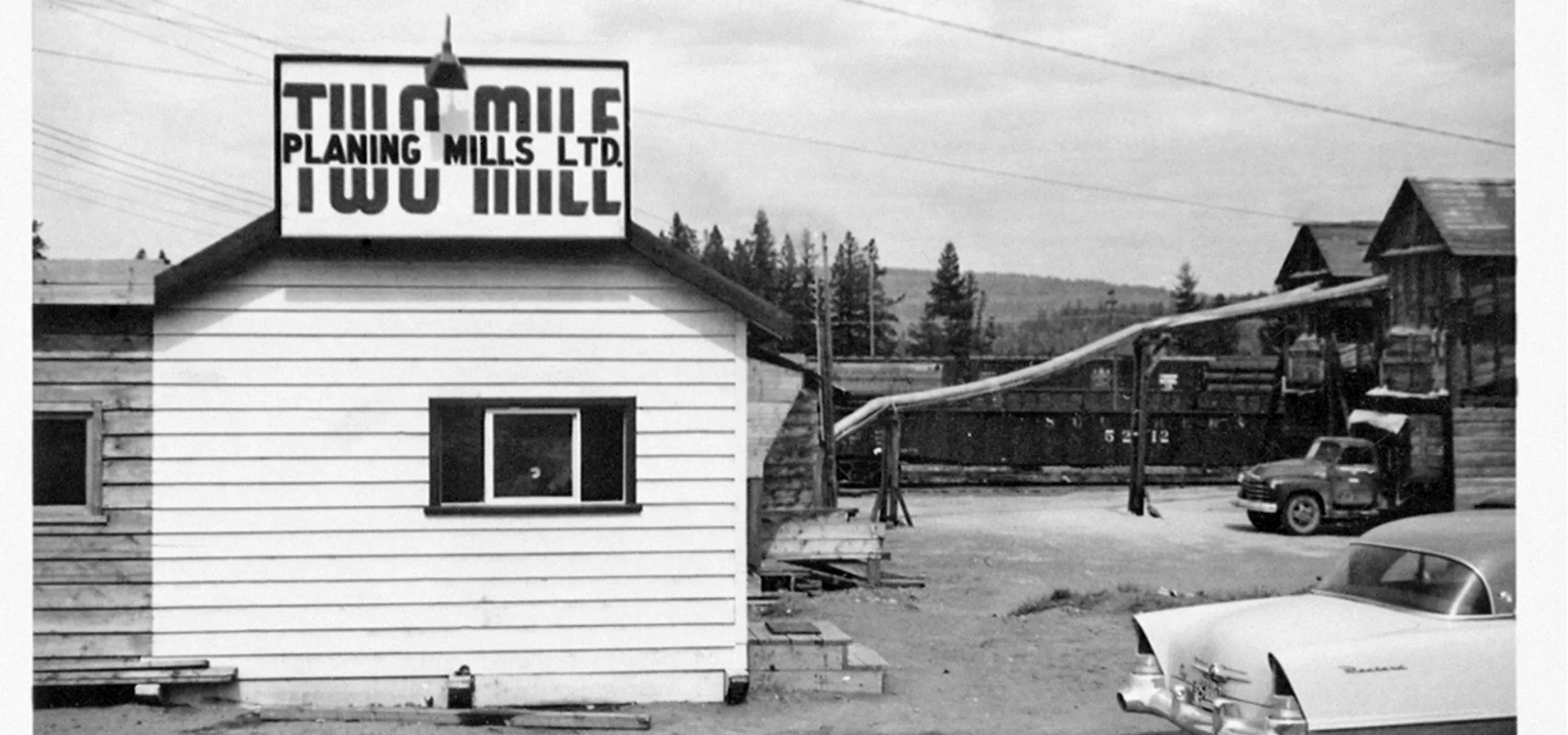 Two Mile Planer, with 12 employees, as seen by the Ketcham brothers in 1955.