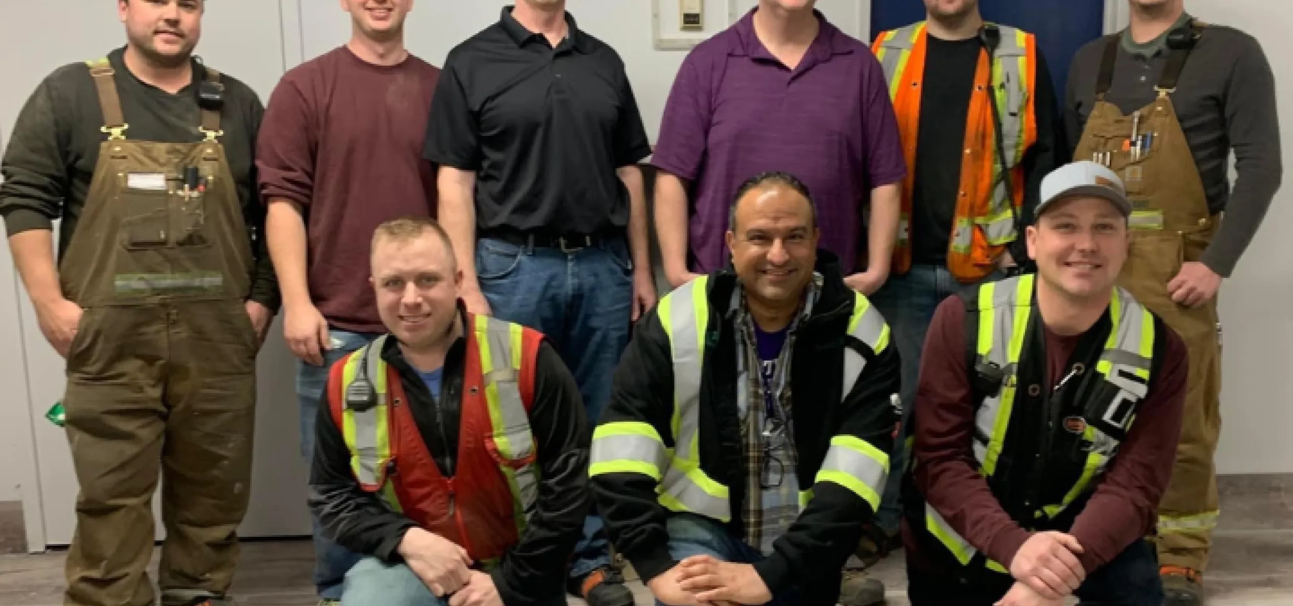 Volunteers from the Blue Ridge Lumber and Ranger Board teams